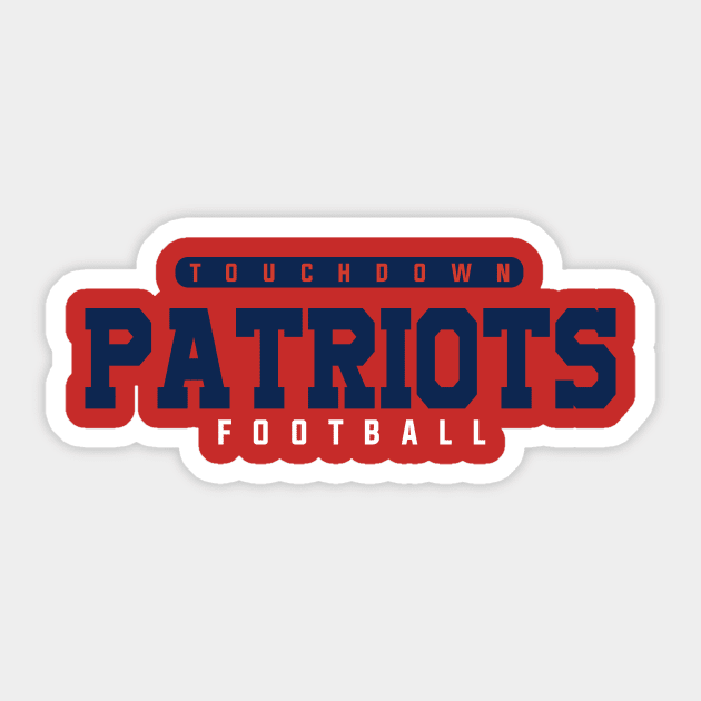 Patriots Football Team Sticker by igzine